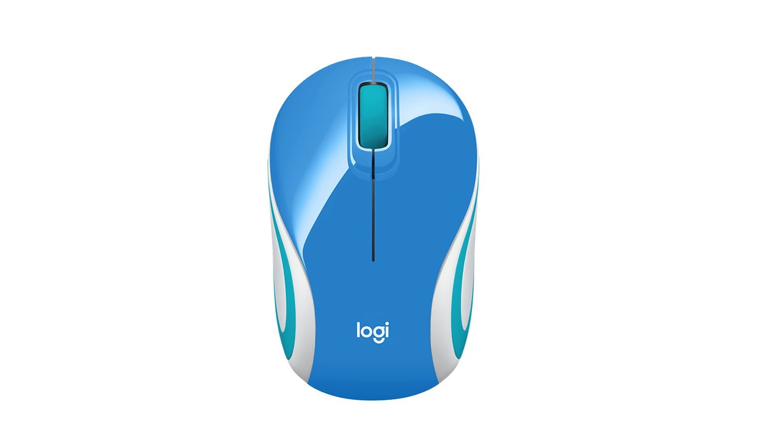 Logitech M187 Wireless Mini Mouse Palace-Blue (910-005372)