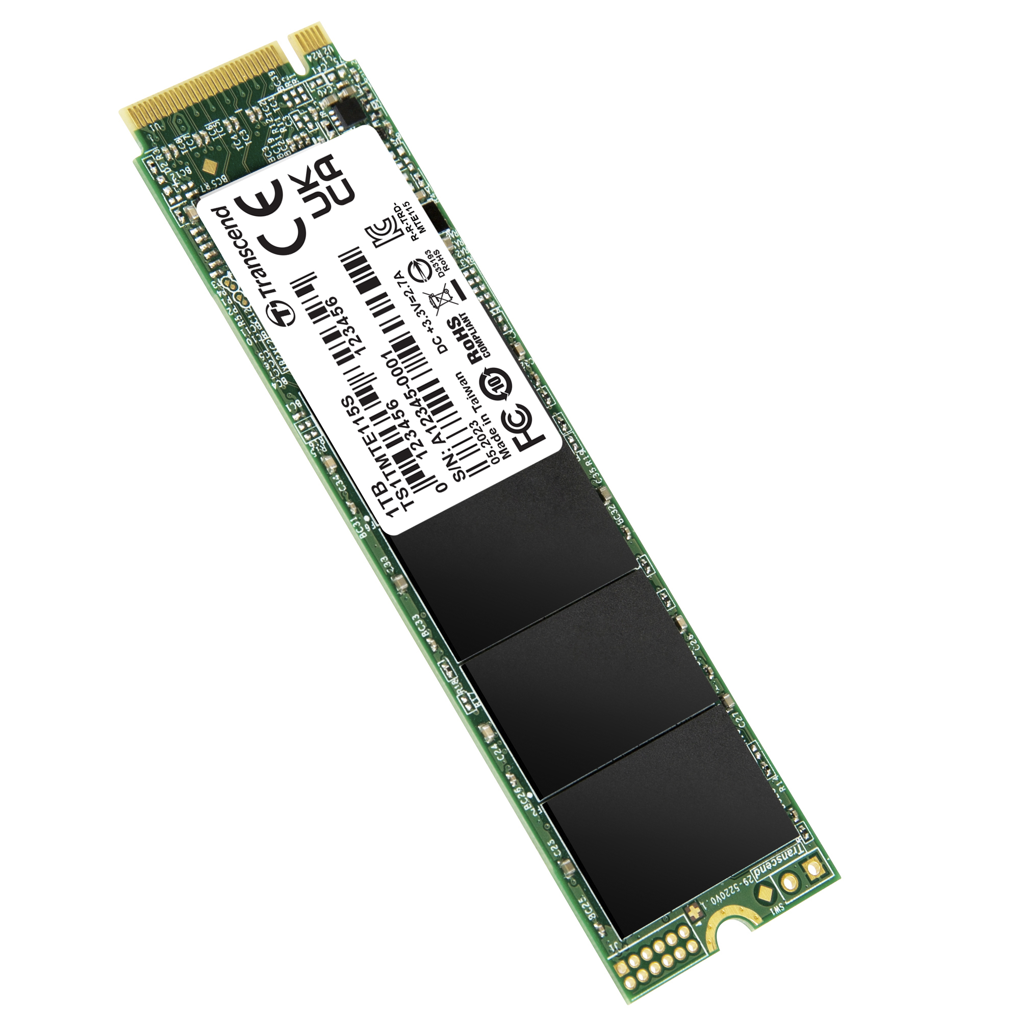 Transcend PCIe SSD 110S 512GB M.2 3枚セット transcend-110s-512gb-m2-2280-m