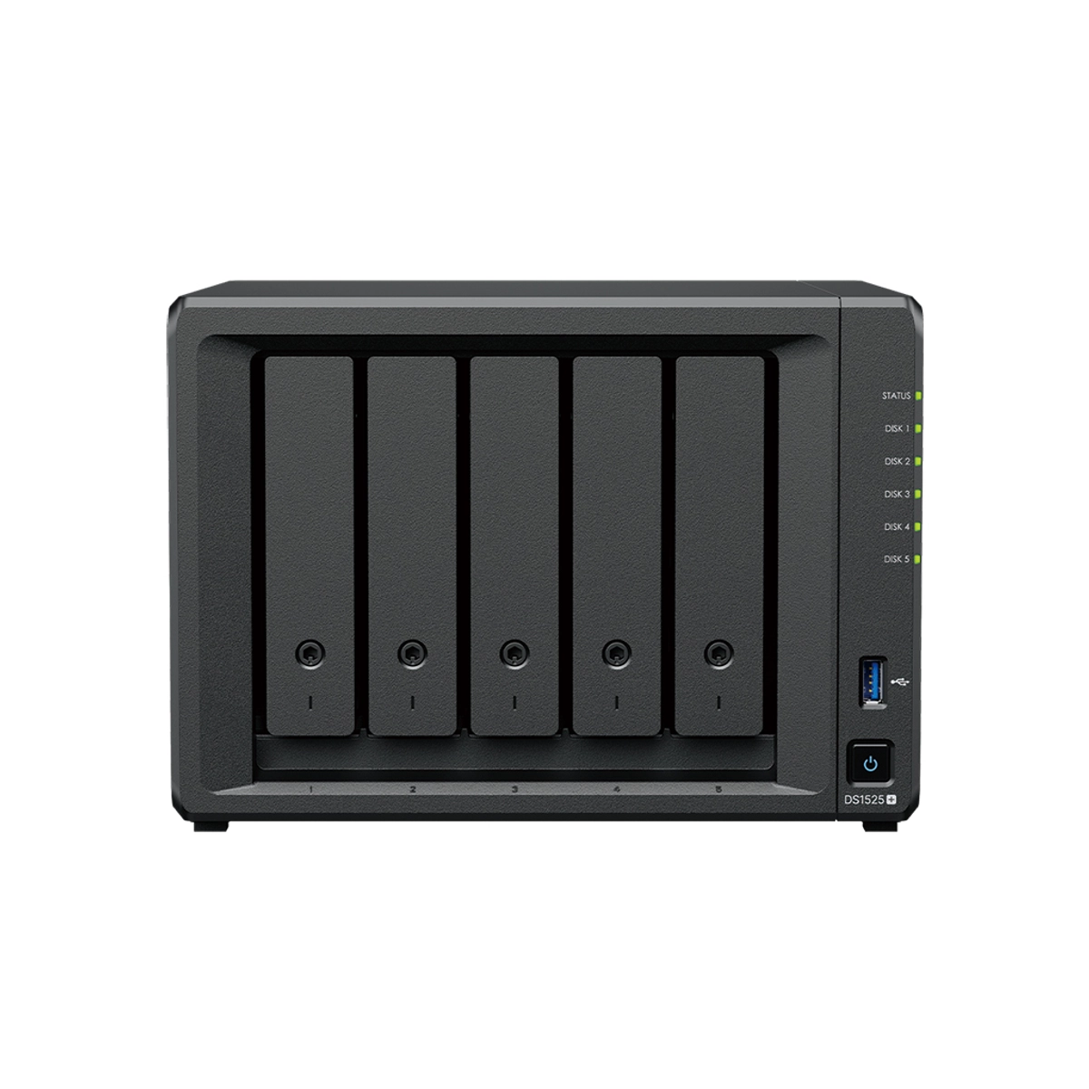 Synology DiskStation DS1525+ 5Bays NAS(Up to 15Bays), RAM 8GB(Up Synology DiskStation DS1525+ 5Bays NAS(Up to 15Bays), RAM 8GB(Up